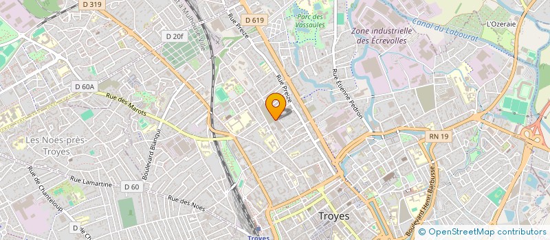 localisation de l'entreprise MONSIEUR SEBASTIEN DE RUFFI DE PONTEVEZ GEVAUDAN à TROYES