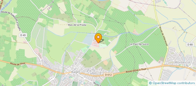 localisation de l'entreprise MONSIEUR SEBASTIEN DE SOUSA  BAGES