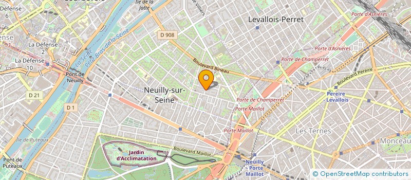 localisation de l'entreprise MONSIEUR SEBASTIEN DE TRAMASURE à NEUILLY-SUR-SEINE