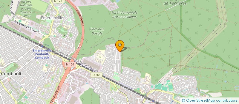 localisation de l'entreprise MONSIEUR SEBASTIEN DE VASCONCELOS  ROISSY-EN-BRIE