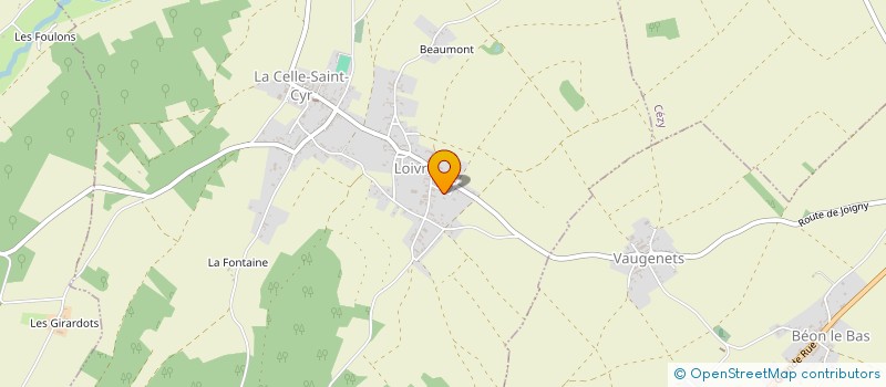 localisation de l'entreprise MONSIEUR SEBASTIEN DEBAILLEUX  LA CELLE-SAINT-CYR