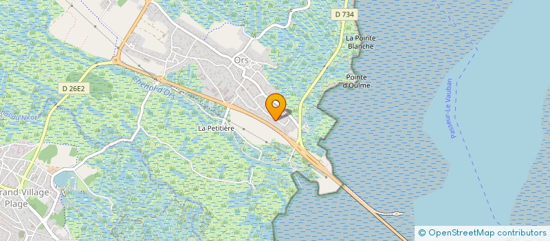 localisation de l'entreprise MONSIEUR SEBASTIEN DEBIEN  LE CHATEAU-D'OLERON