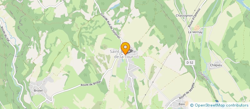 localisation de l'entreprise MONSIEUR SEBASTIEN DEBIESSE  SAINT-BAUDILLE-DE-LA-TOUR