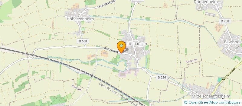 localisation de l'entreprise MONSIEUR SEBASTIEN DEBLAY  WINGERSHEIM LES QUATRE BANS