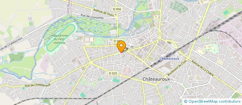 localisation de l'entreprise MONSIEUR SEBASTIEN DEBOT à CHATEAUROUX