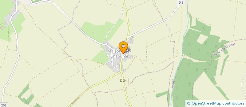 localisation de l'entreprise MONSIEUR SEBASTIEN DECRECY  MAISONS LES CHAOURCE