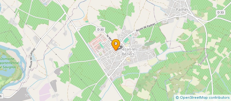 localisation de l'entreprise MONSIEUR SEBASTIEN DECUP  THEZAN-LES-BEZIERS