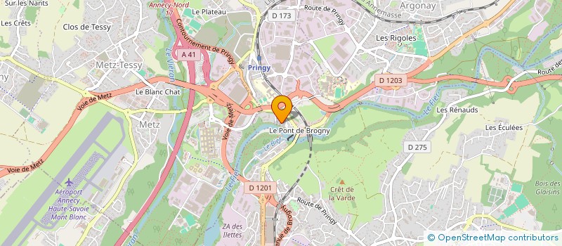 localisation de l'entreprise MONSIEUR SEBASTIEN DEDENIS à ANNECY