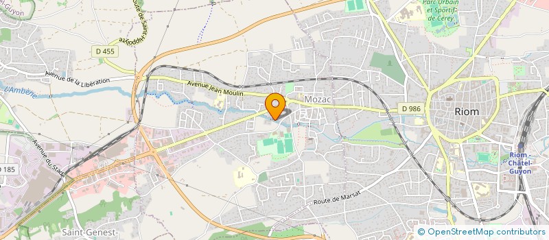 localisation de l'entreprise MONSIEUR SEBASTIEN DEFEMME  MOZAC