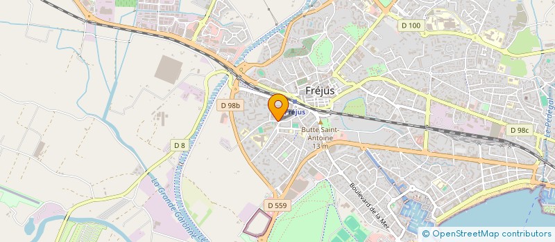 localisation de l'entreprise MONSIEUR SEBASTIEN DEFERT  FREJUS