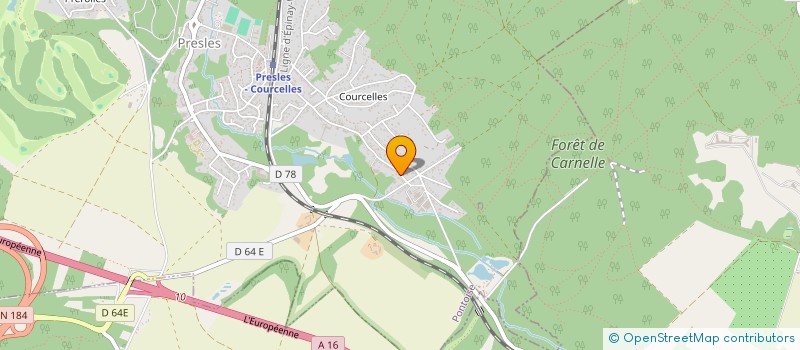 localisation de l'entreprise MONSIEUR SEBASTIEN DEFOORT  PRESLES