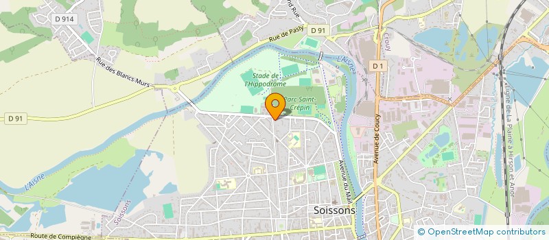 localisation de l'entreprise MONSIEUR SEBASTIEN DEFOSSEZ à SOISSONS