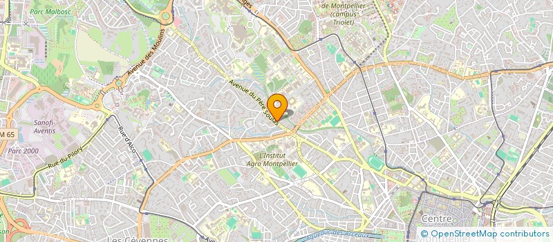 localisation de l'entreprise MONSIEUR SEBASTIEN DEGAUGUE à MONTPELLIER