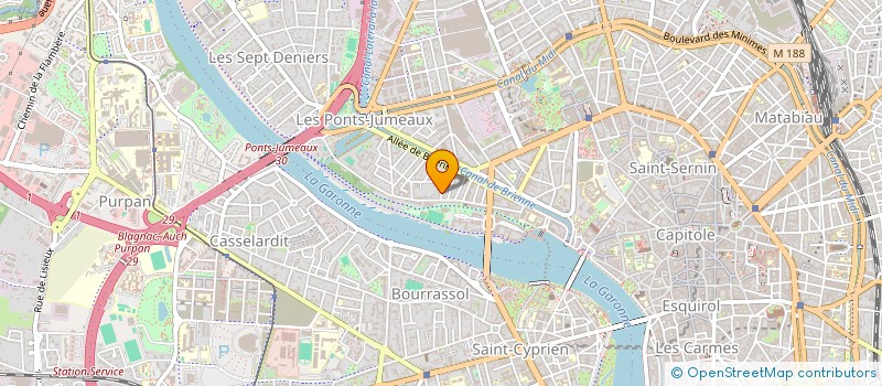 localisation de l'entreprise MONSIEUR SEBASTIEN DEGEILH à TOULOUSE