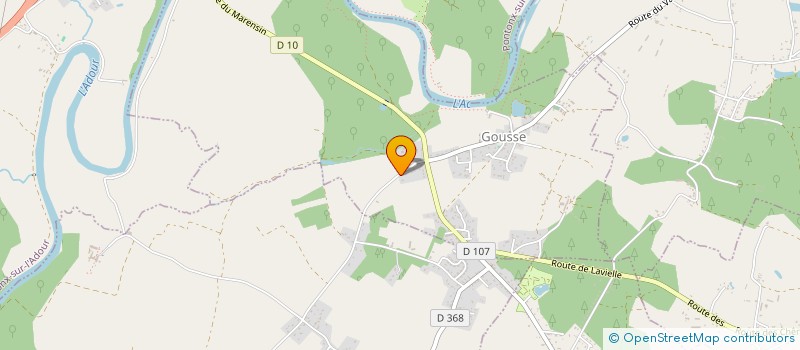 localisation de l'entreprise MONSIEUR SEBASTIEN DEGERT  GOUSSE