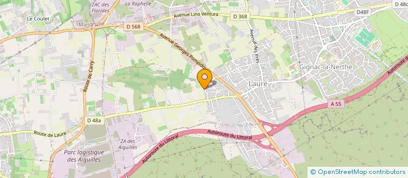 localisation de l'entreprise MONSIEUR SEBASTIEN DEGREZ à GIGNAC-LA-NERTHE