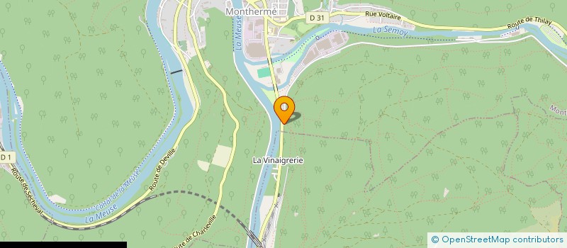 localisation de l'entreprise MONSIEUR SEBASTIEN DEGROLARD  MONTHERME