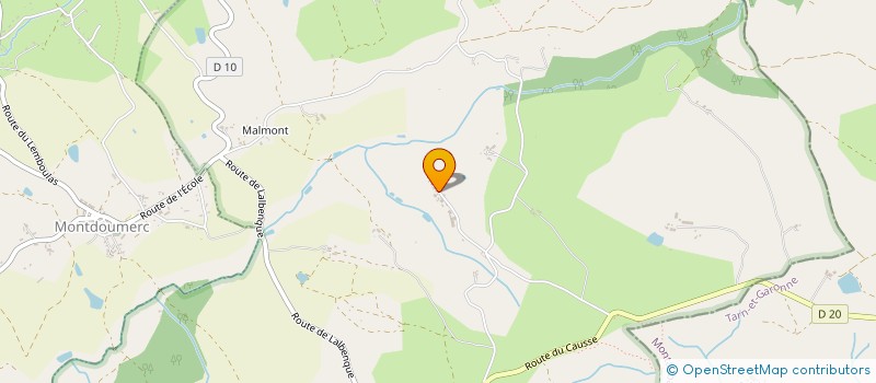 localisation de l'entreprise MONSIEUR SEBASTIEN DEILHES  BELFORT-DU-QUERCY