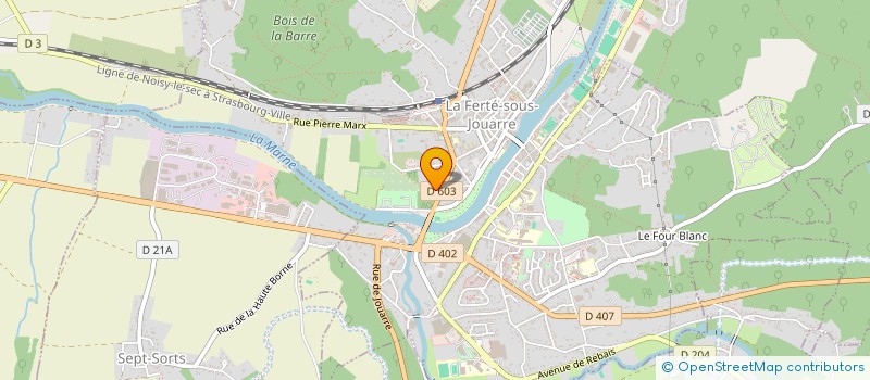 localisation de l'entreprise MONSIEUR SEBASTIEN DEKERLE  LA FERTE-SOUS-JOUARRE