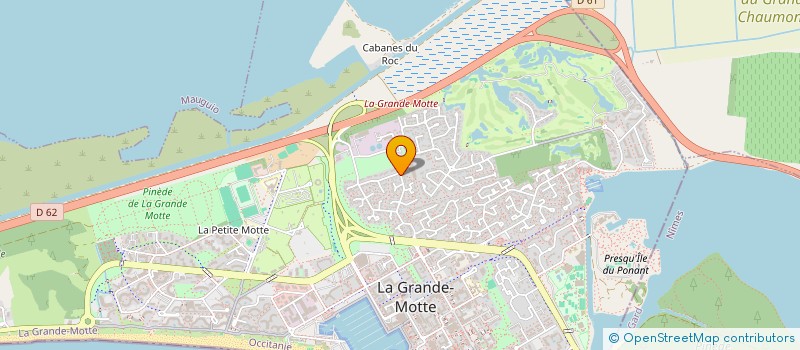 localisation de l'entreprise MONSIEUR SEBASTIEN DELABARRE  LA GRANDE-MOTTE