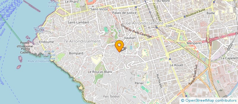 localisation de l'entreprise MONSIEUR SEBASTIEN DELACROSE à MARSEILLE