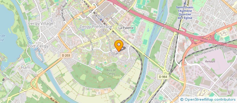 localisation de l'entreprise MONSIEUR SEBASTIEN DELAG  PONTOISE