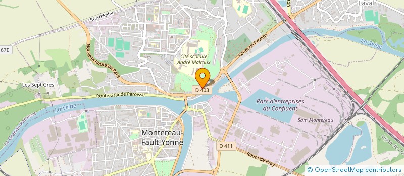 localisation de l'entreprise MONSIEUR SEBASTIEN DELAGARDE  MONTEREAU-FAULT-YONNE