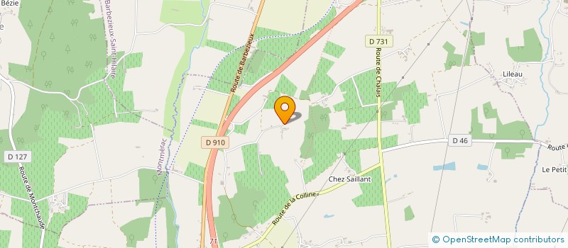 localisation de l'entreprise MONSIEUR SEBASTIEN DELAGE  REIGNAC