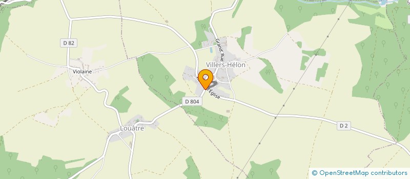 localisation de l'entreprise MONSIEUR SEBASTIEN DELAIGLE  VILLERS-HELON