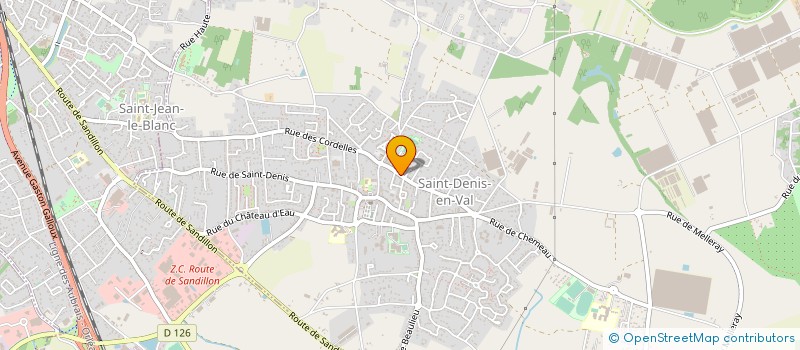 localisation de l'entreprise MONSIEUR SEBASTIEN DELAMOTTE à SAINT-DENIS-EN-VAL