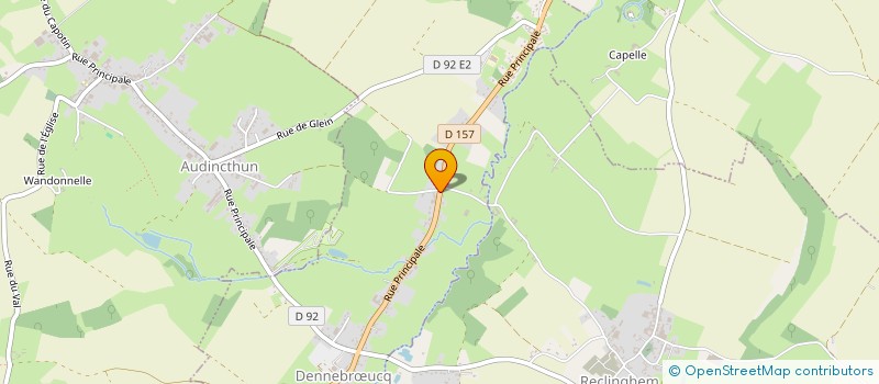 localisation de l'entreprise MONSIEUR SEBASTIEN DELANNOY  DENNEBRUCQ