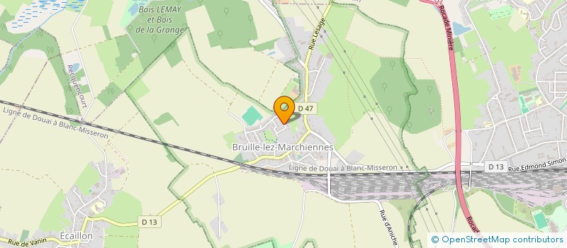 localisation de l'entreprise MONSIEUR SEBASTIEN DELANNOY  BRUILLE-LEZ-MARCHIENNES