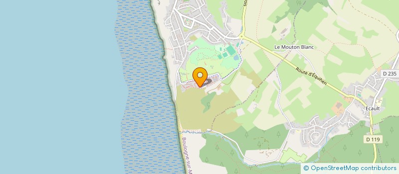 localisation de l'entreprise MONSIEUR SEBASTIEN DELATTRE  EQUIHEN-PLAGE