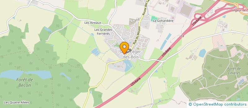 localisation de l'entreprise MONSIEUR SEBASTIEN DELAUNAY à SAINT-LEGER-DE-LINIERES