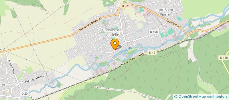 localisation de l'entreprise MONSIEUR SEBASTIEN DELAVALLE  ROMILLY SUR ANDELLE