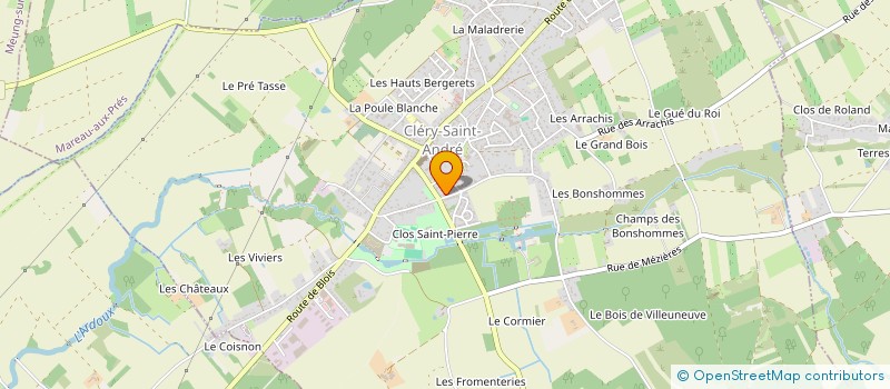 localisation de l'entreprise MONSIEUR SEBASTIEN DELAVARENNE à CLERY-SAINT-ANDRE