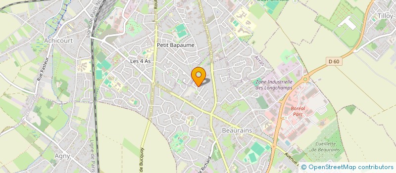 localisation de l'entreprise MONSIEUR SEBASTIEN DELAY  BEAURAINS