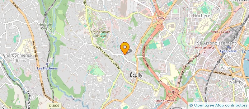 localisation de l'entreprise MONSIEUR SEBASTIEN DELAYE  ECULLY