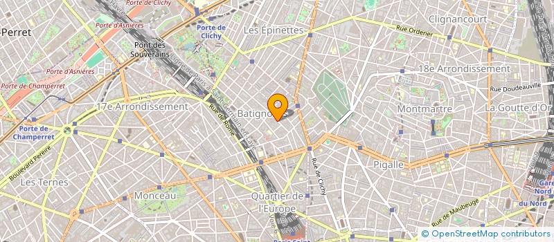 localisation de l'entreprise MONSIEUR SEBASTIEN DELBES  PARIS