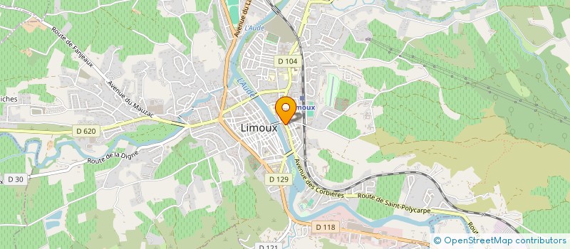 localisation de l'entreprise MONSIEUR SEBASTIEN DELCPR à LIMOUX