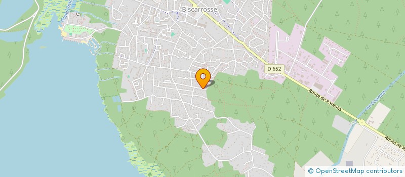 localisation de l'entreprise MONSIEUR SEBASTIEN DELCROIX  BISCARROSSE