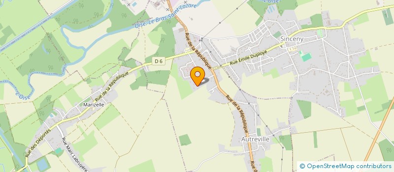 localisation de l'entreprise MONSIEUR SEBASTIEN DELHAYE  AUTREVILLE