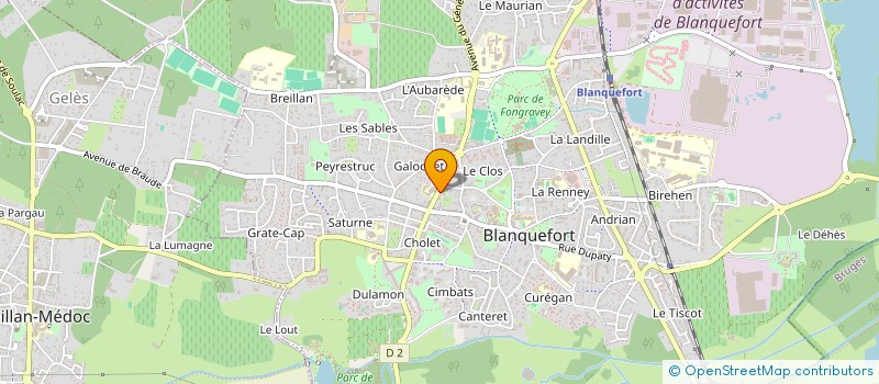 localisation de l'entreprise MONSIEUR SEBASTIEN DELHOMME à BLANQUEFORT