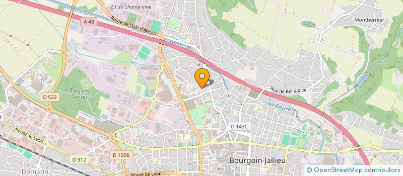 localisation de l'entreprise MONSIEUR SEBASTIEN DELL'ARIA à BOURGOIN-JALLIEU