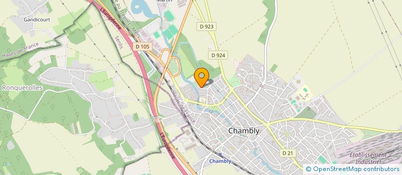 localisation de l'entreprise MONSIEUR SEBASTIEN DELLA PUPPA  CHAMBLY