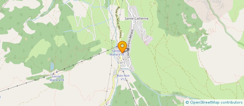 localisation de l'entreprise MONSIEUR SEBASTIEN DELLABELLA  VARS