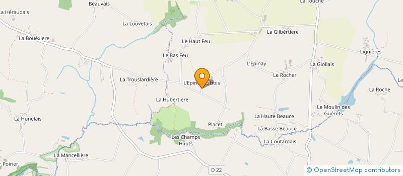 localisation de l'entreprise MONSIEUR SEBASTIEN DELLINGER à SAINT-HILAIRE-DES-LANDES