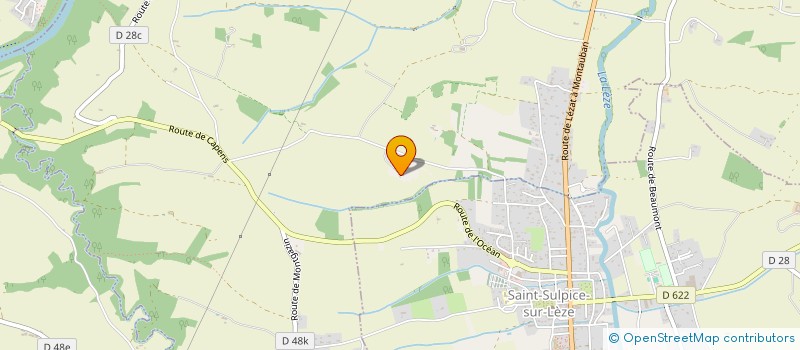 localisation de l'entreprise MONSIEUR SEBASTIEN DELMAS  MONTAUT