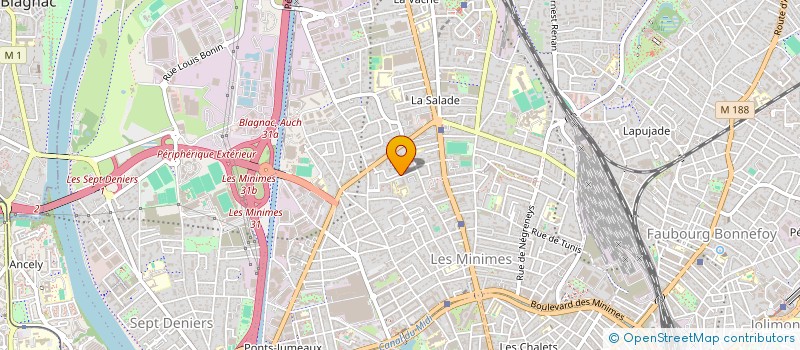 localisation de l'entreprise MONSIEUR SEBASTIEN DELMAS à TOULOUSE