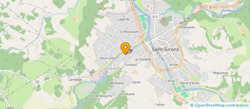 localisation de l'entreprise MONSIEUR SEBASTIEN DELMOTTE à SAINT-GIRONS